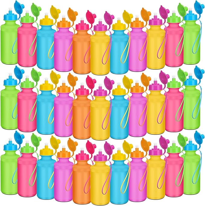 72 Pcs Reusable Water Bottles Bulk 20 oz Squeeze