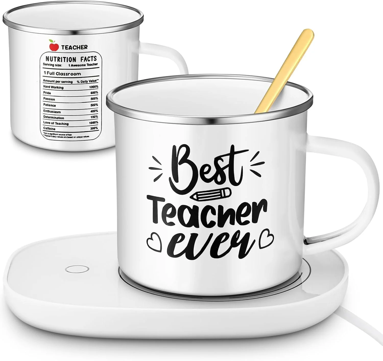 Teacher Appreciation Gifts Set Ceramics Coffee Mug with Mug...