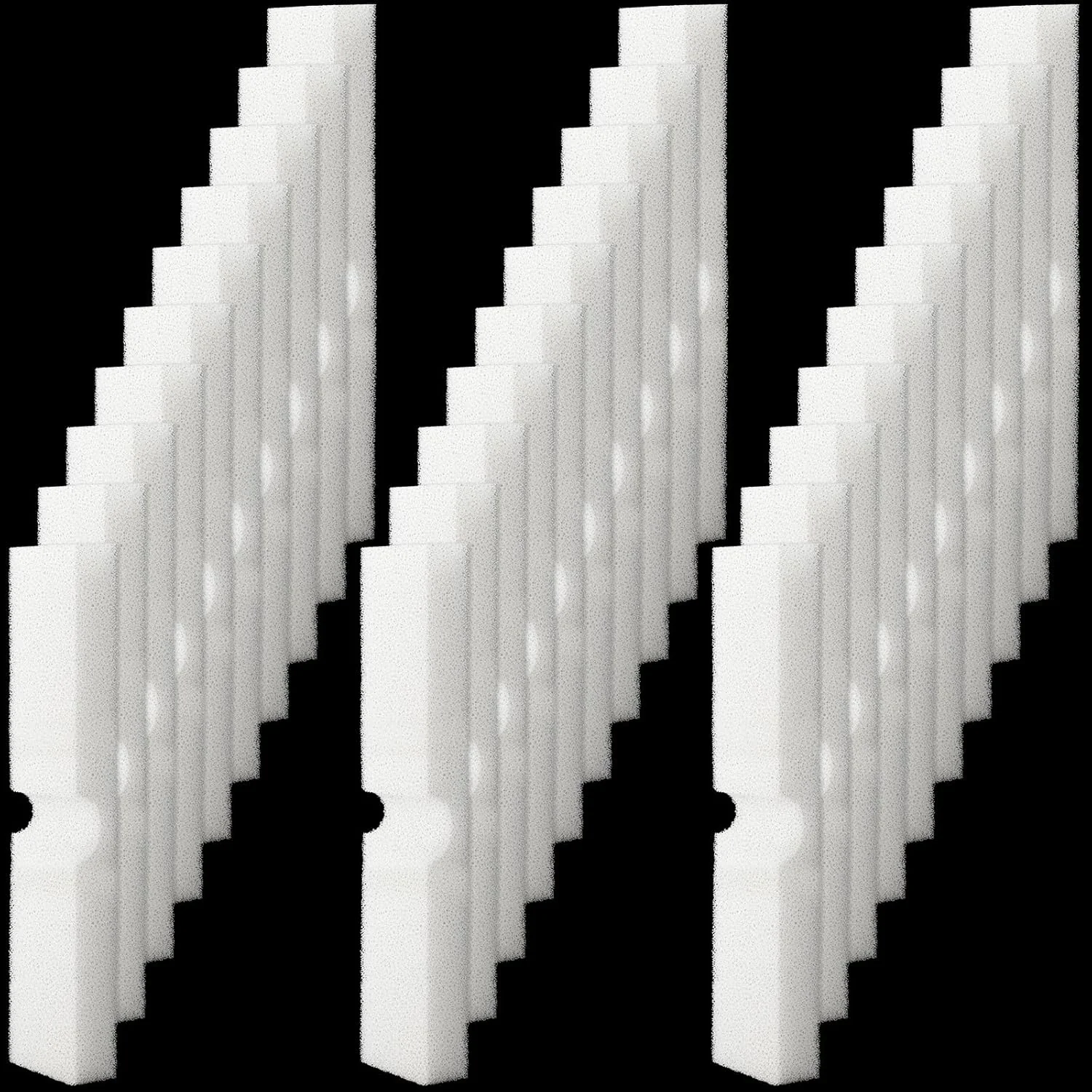 30 Pcs Aquarium Foam Filter Pads Compatible with Fluval...