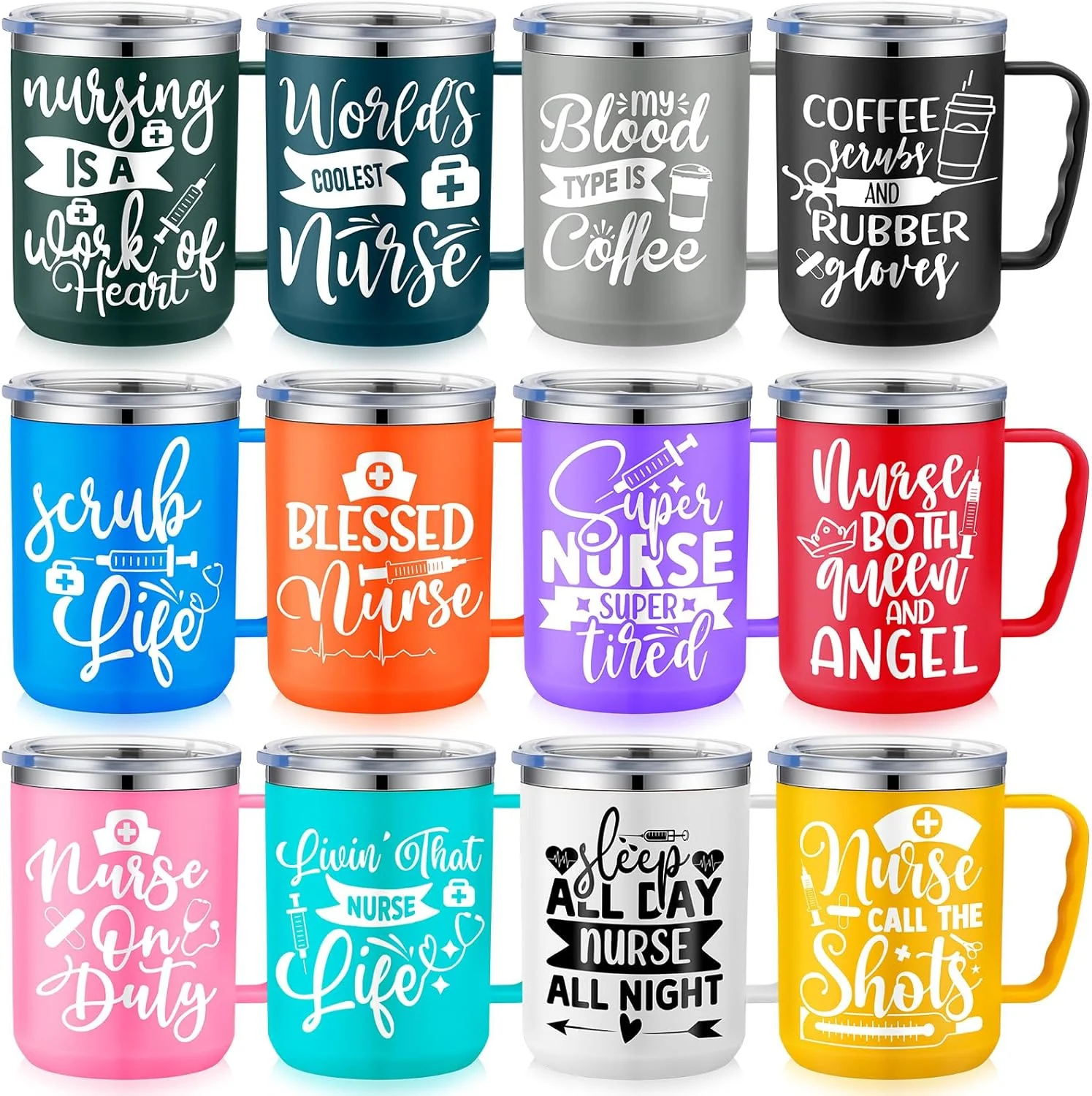 Ziliny Nurse Christmas Gifts Bulk 2025 Nursing Travel Coffee