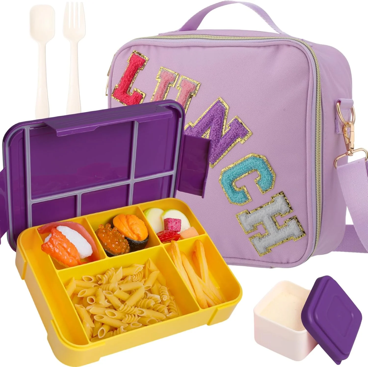 Ziliny Lunch Box Kids with Insulated Lunch Bag, 45