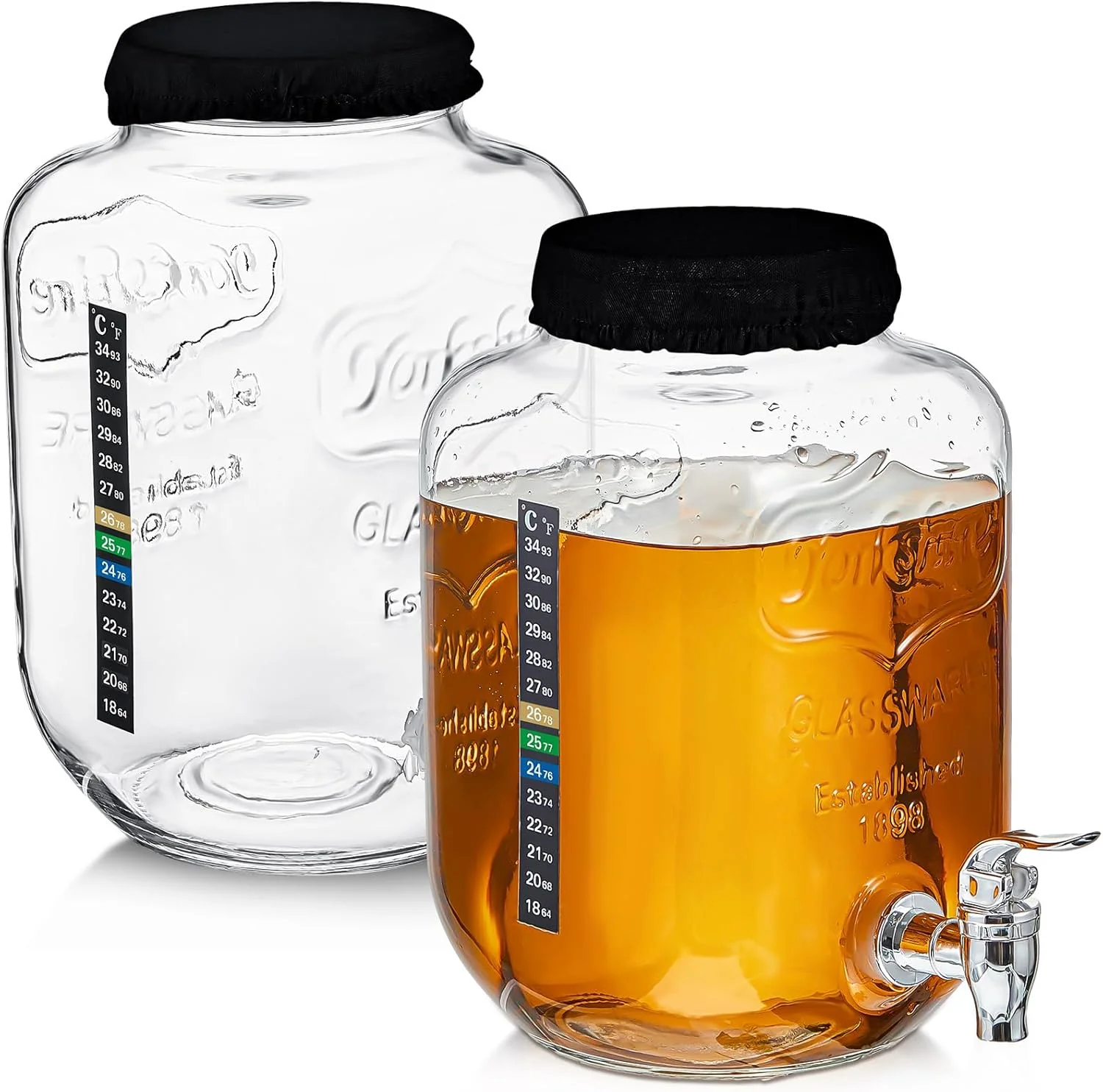Ziliny Kombucha Continuous Brewing Starter Kit, 2 Pack 1