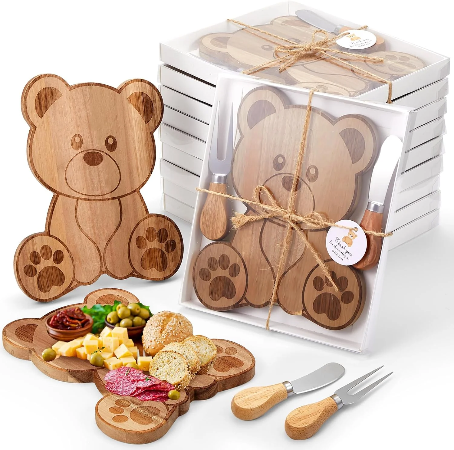 Ziliny 12 Set Baby Shower Prizes Game Gift Bear