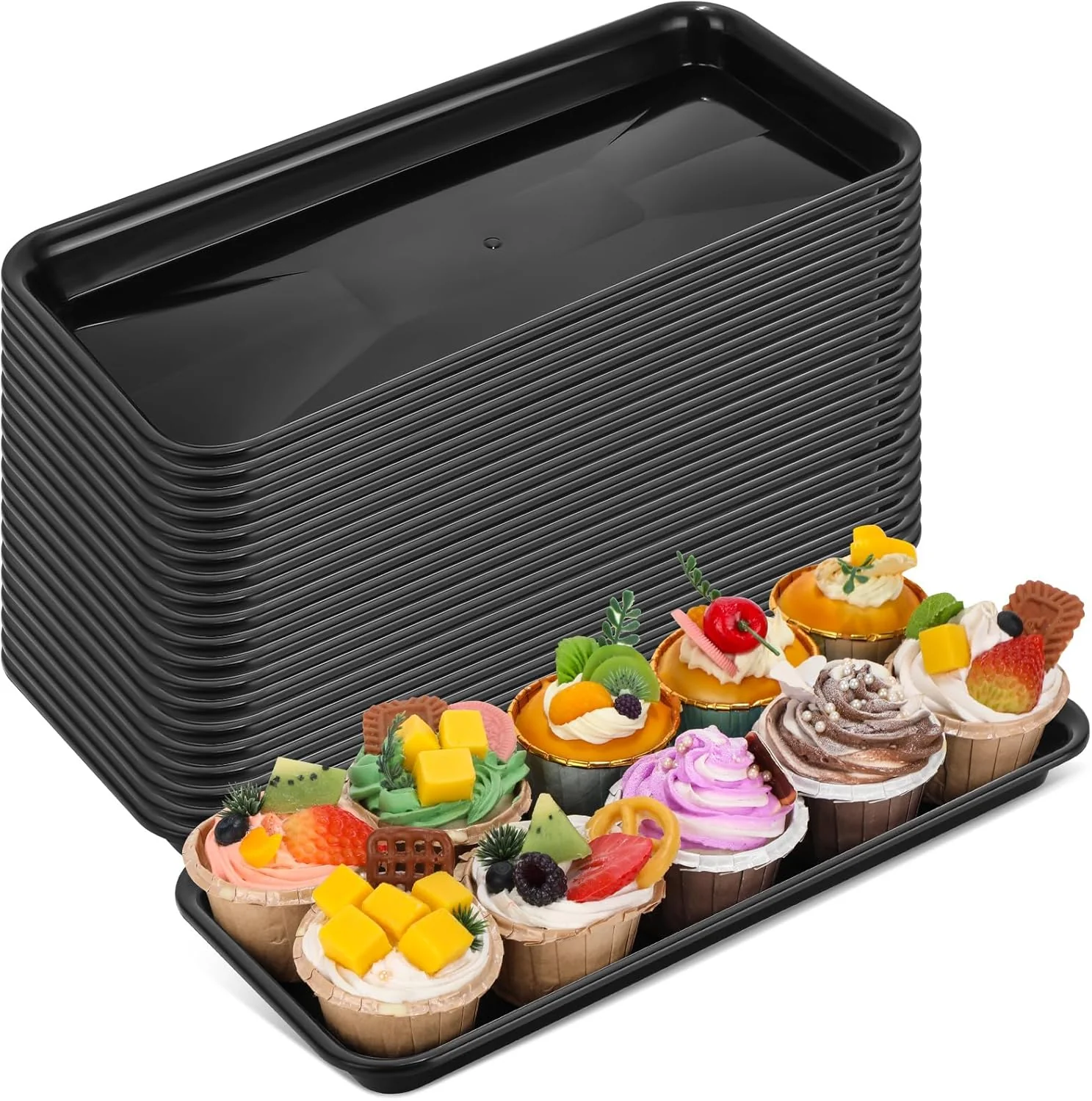 Ziliny 20 Pcs Serving Platters 14 x 6 Inch