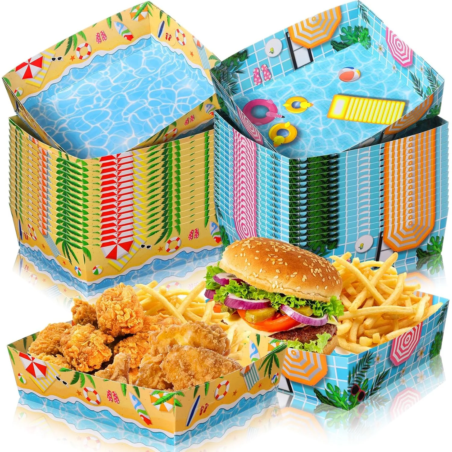 Ziliny 36 Pcs Summer Pool Beach Party Supplies 5