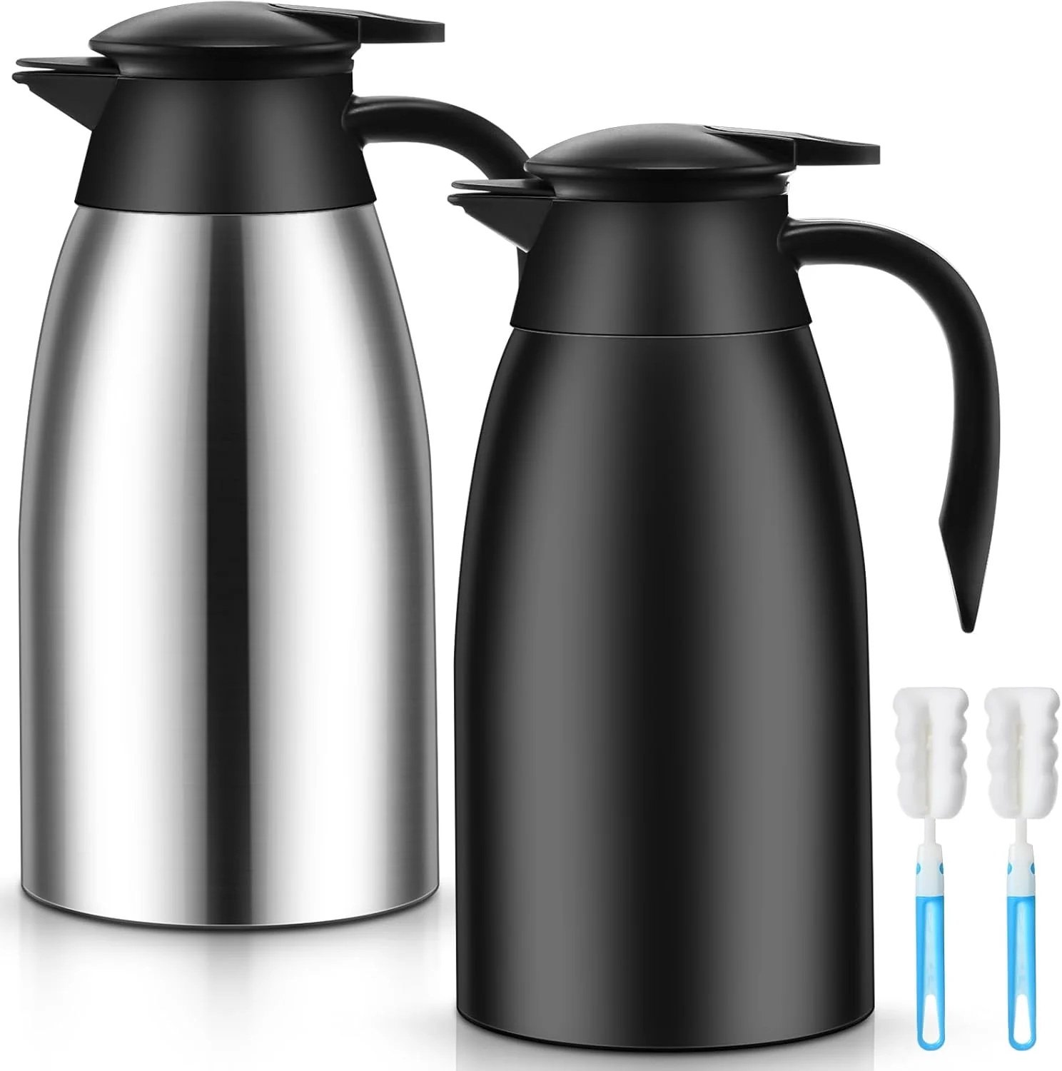 Ziliny 2 Pcs 51 oz Thermal Coffee Carafe