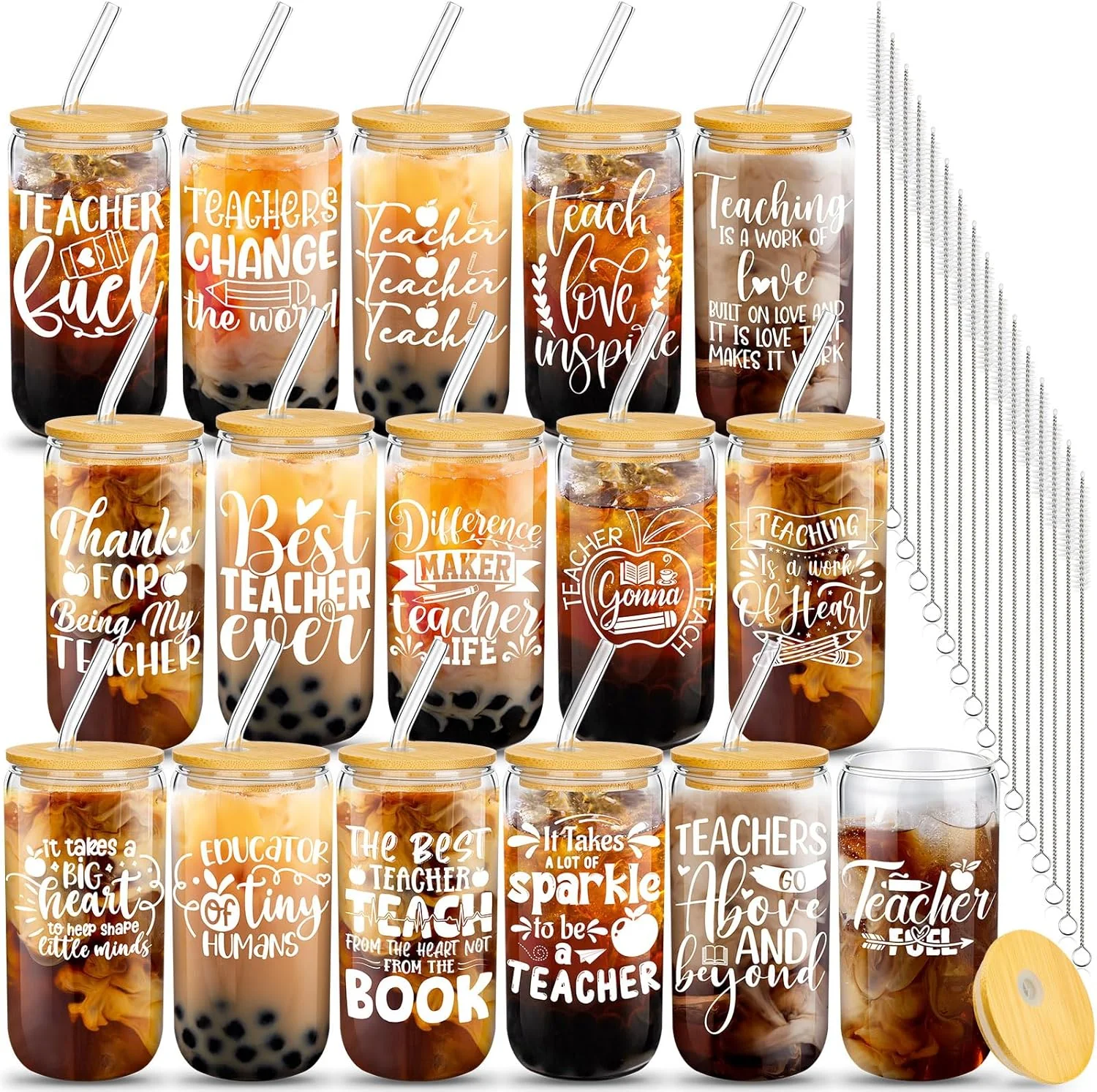 Ziliny 16 Set Teacher Christmas Appreciation Gifts 16 oz