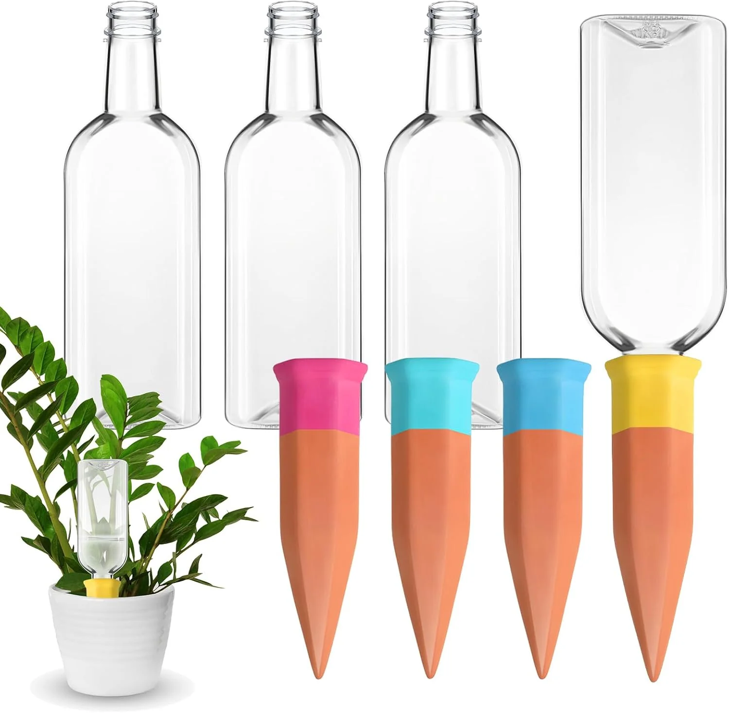 Ziliny Plant Watering Devices Include Terracotta Watering Spikes 17