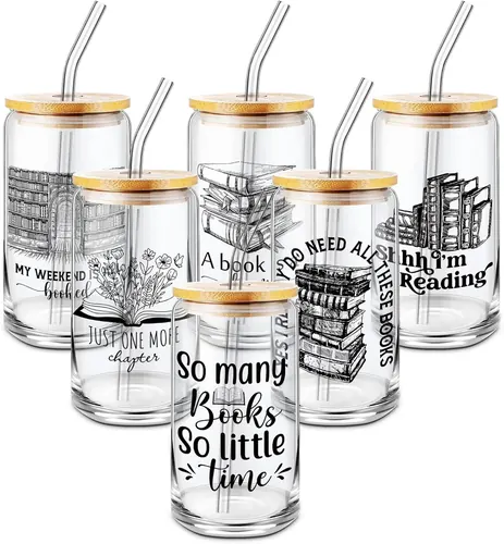 Ziliny 6 Pack Book Lover Gifts Book Club Gift