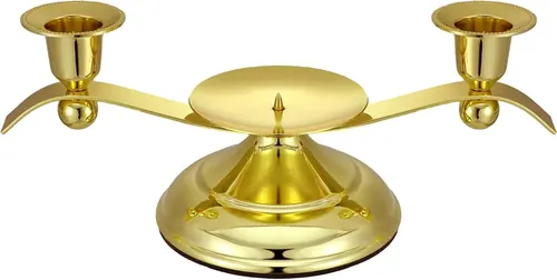 Ziliny Unity Candle Holders for Weddings 3 Arm Iron