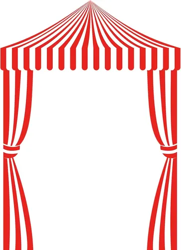 Ziliny 3 Pcs Carnival Party Decorations Circus Tent Awning