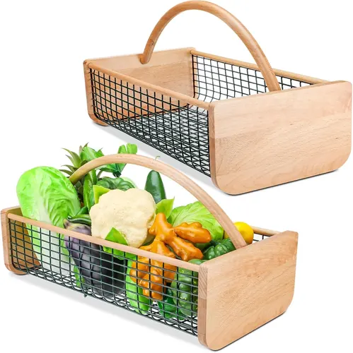 Ziliny Large Garden Hod Harvest Basket Garden Harvesting Basket
