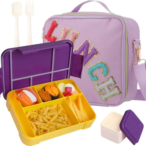 Ziliny Lunch Box Kids with Insulated Lunch Bag, 45