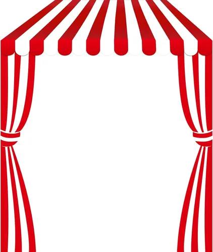 Ziliny 3 Pcs Carnival Decorations Circus Awning Decoration Carnival