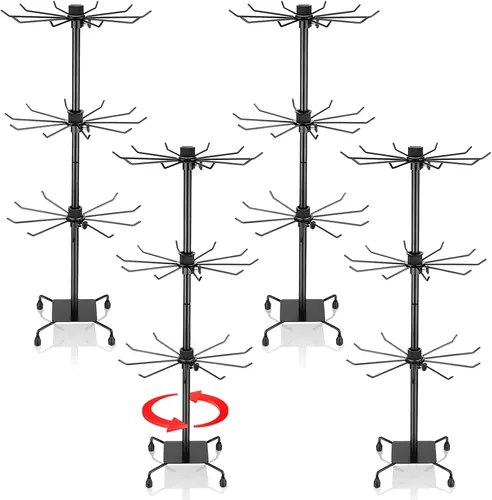 Ziliny 4 Pcs Rotating Jewelry Display stand Hanging Jewelry
