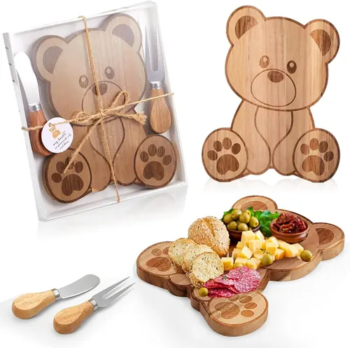 Ziliny 1 Set Baby Shower Prizes Bear Shaped Cheese