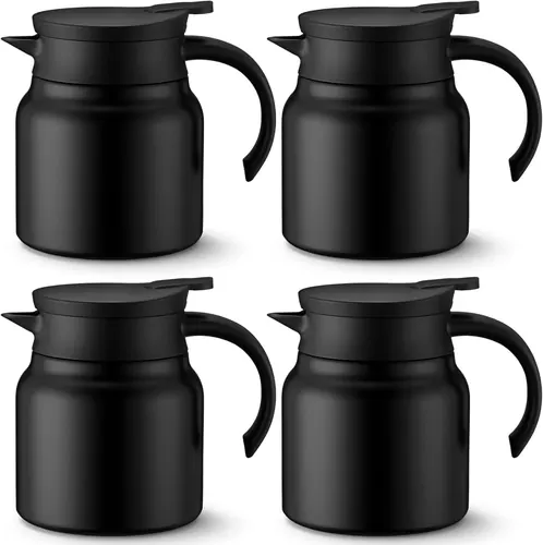 Ziliny 4 Pcs Thermal Coffee Carafe for Keeping Hot/Cold